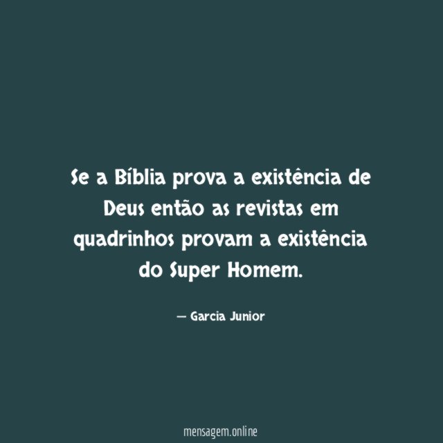 Se a Bíblia prova a existência de Deus
