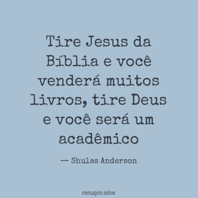 Tire Jesus da Bíblia e você venderá muitos livros