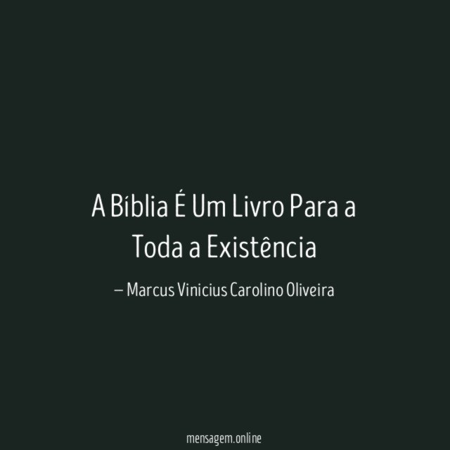 A Bíblia É Um Livro Para a Toda a Existência