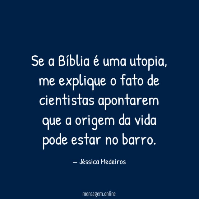 Se a Bíblia é uma utopia