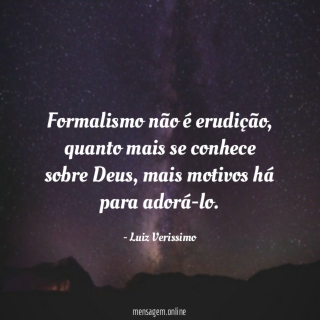 Formalismo não é erudição