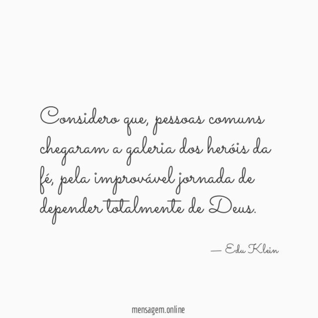 Considero que