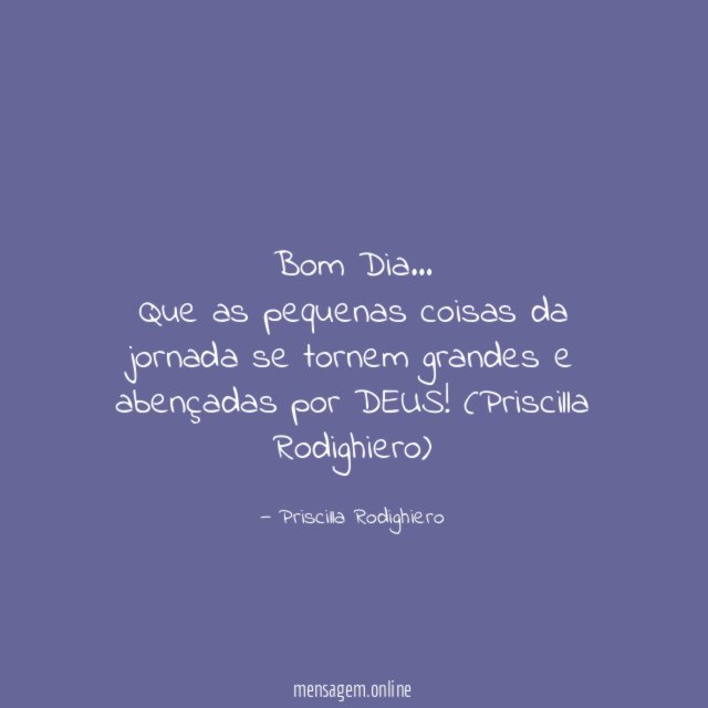 Bom Dia