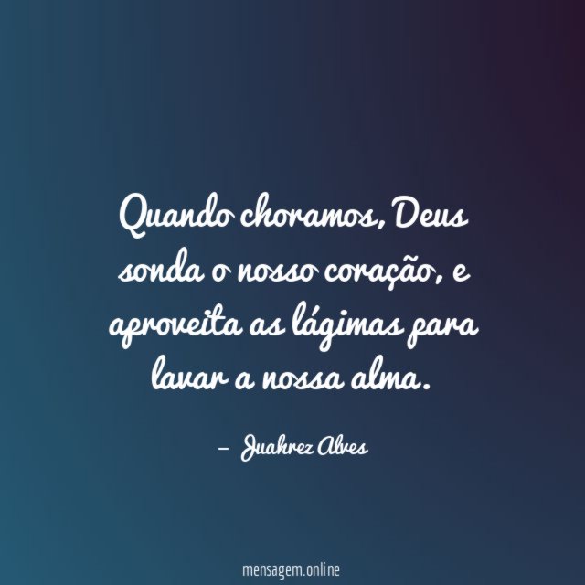 Quando choramos