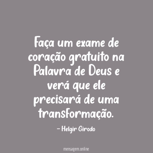 Faça um exame de coração gratuito na Palavra