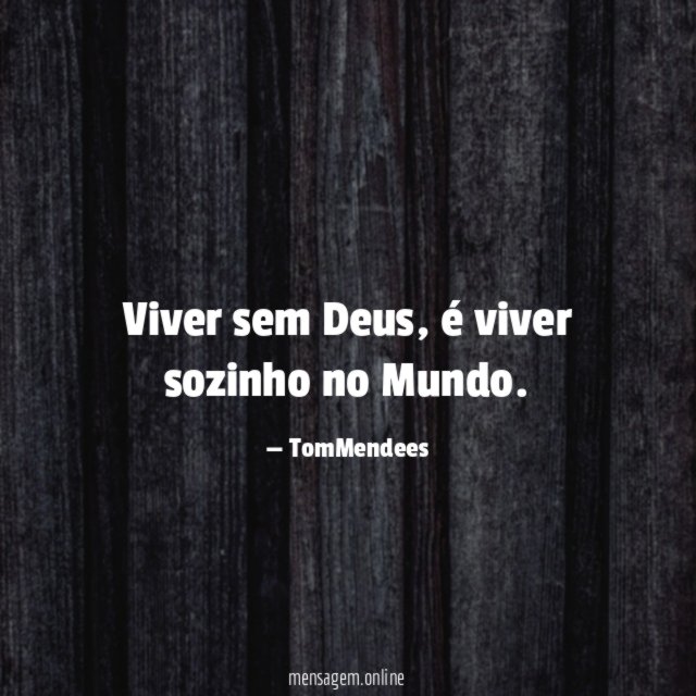 Viver sem Deus