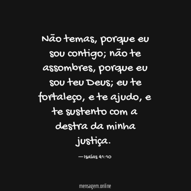 Não temas