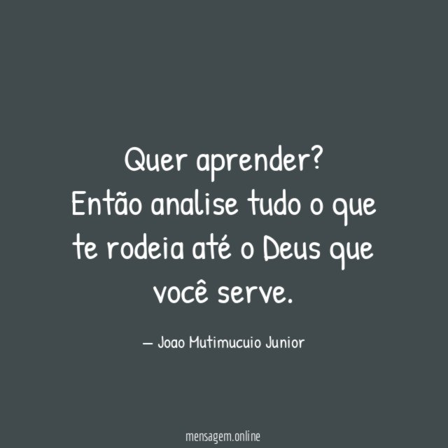 Quer aprender