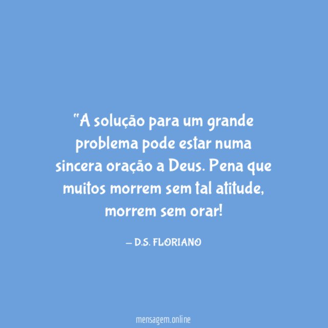 A solução para um grande problema pode estar