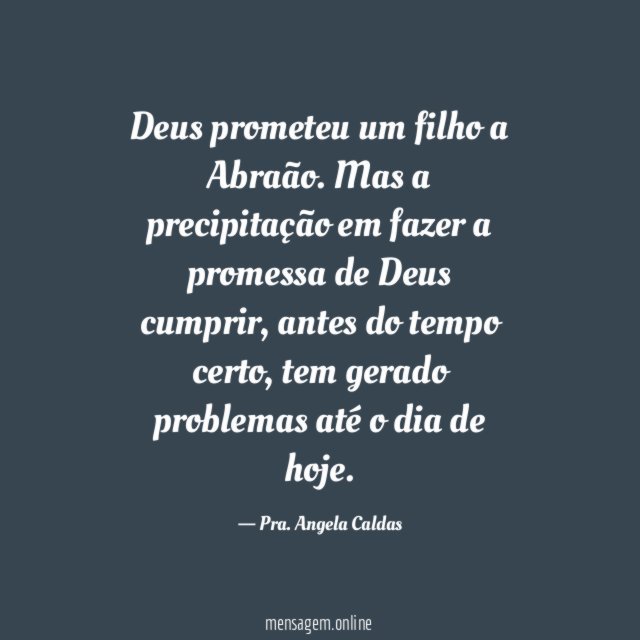 Deus prometeu um filho a Abraão