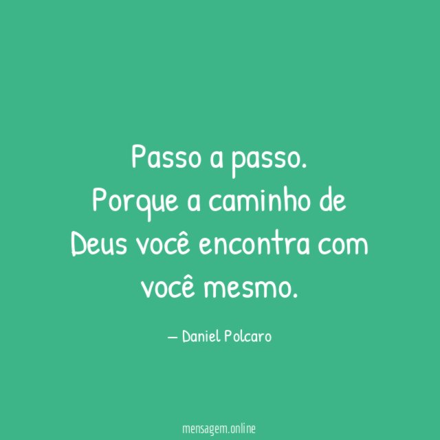 Passo a passo