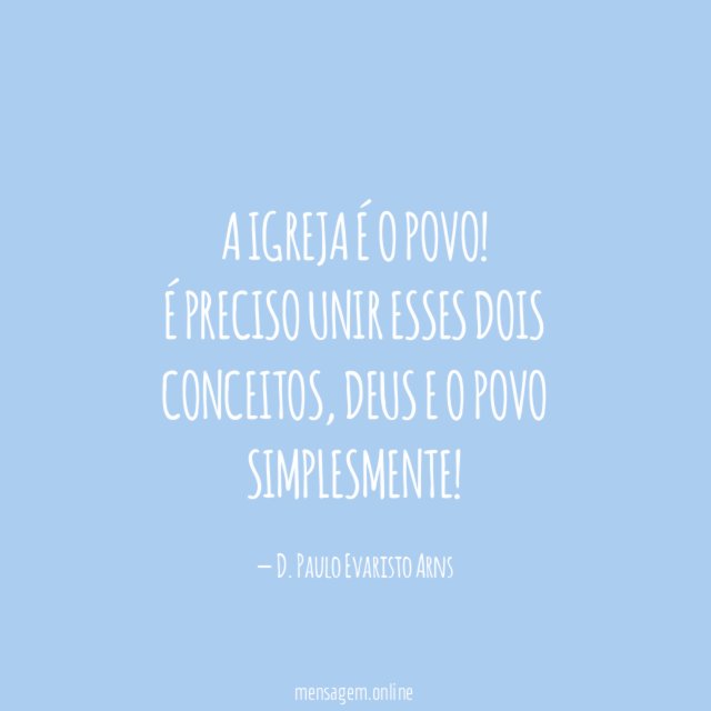 A Igreja é o povo