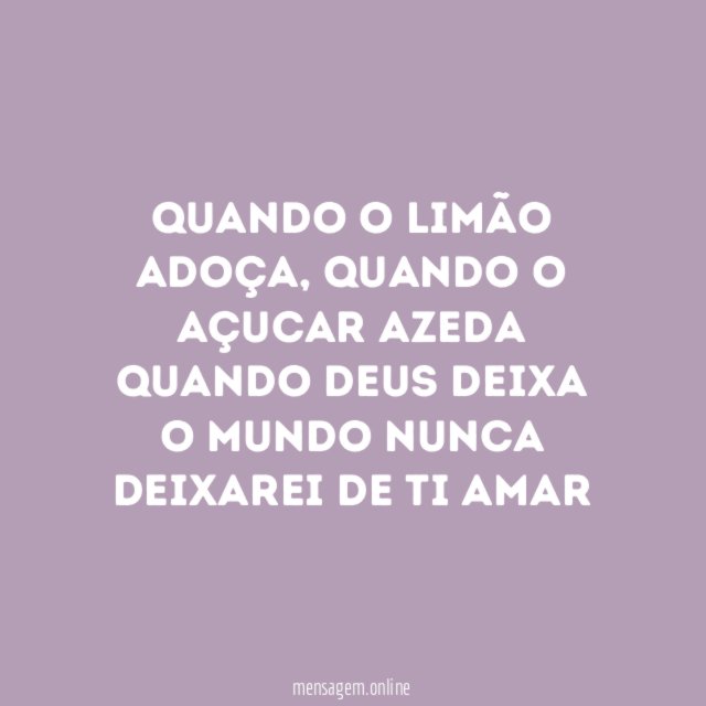 quando o limão adoça