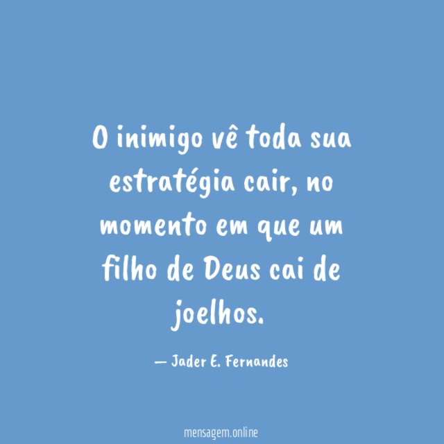 O inimigo vê toda sua estratégia cair