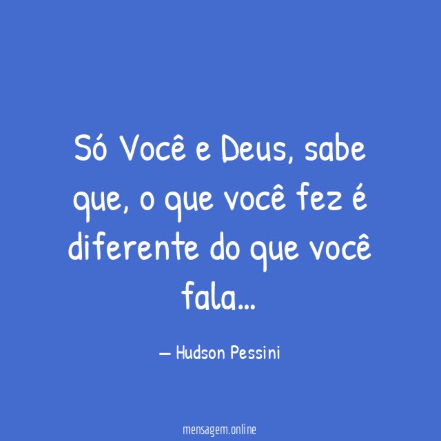 Só Você e Deus