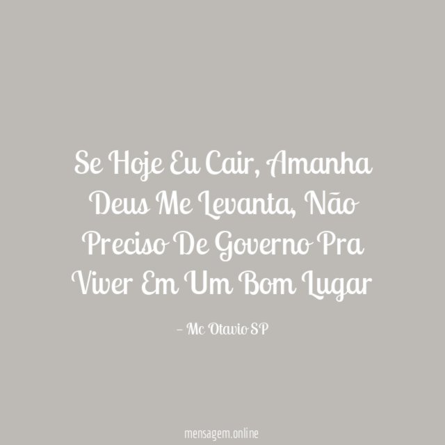 Se Hoje Eu Cair