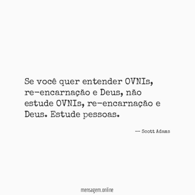 Se você quer entender OVNIs