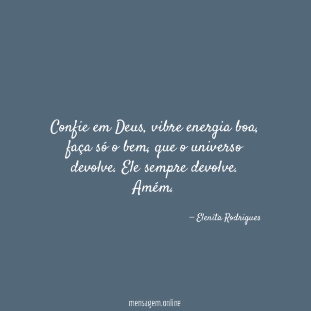 Confie em Deus