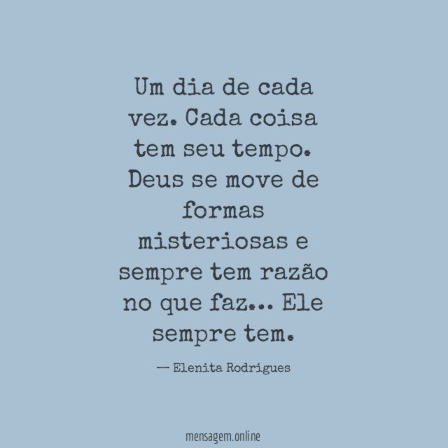 Um dia de cada vez