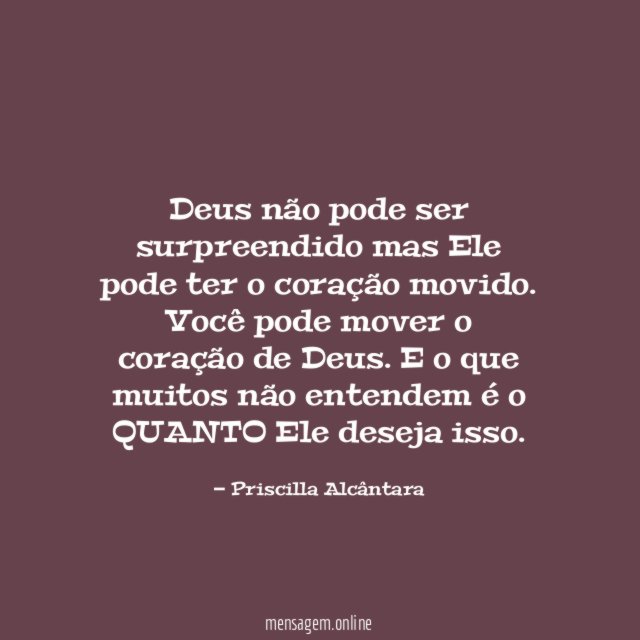 Deus não pode ser surpreendido mas Ele pode