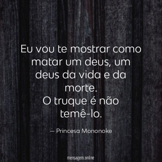 Eu vou te mostrar como matar um deus