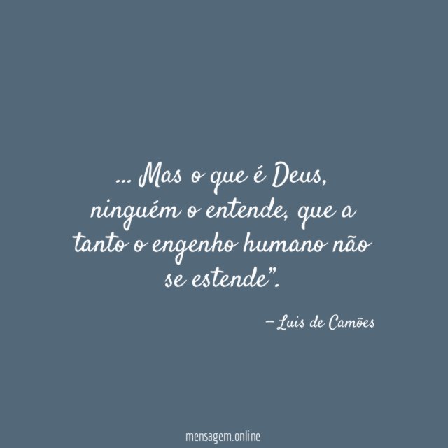Mas o que é Deus