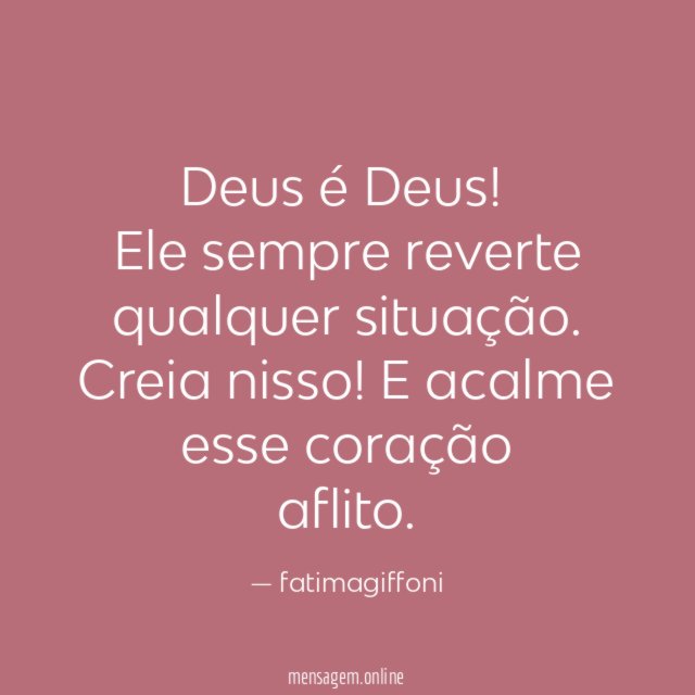 Deus é Deus