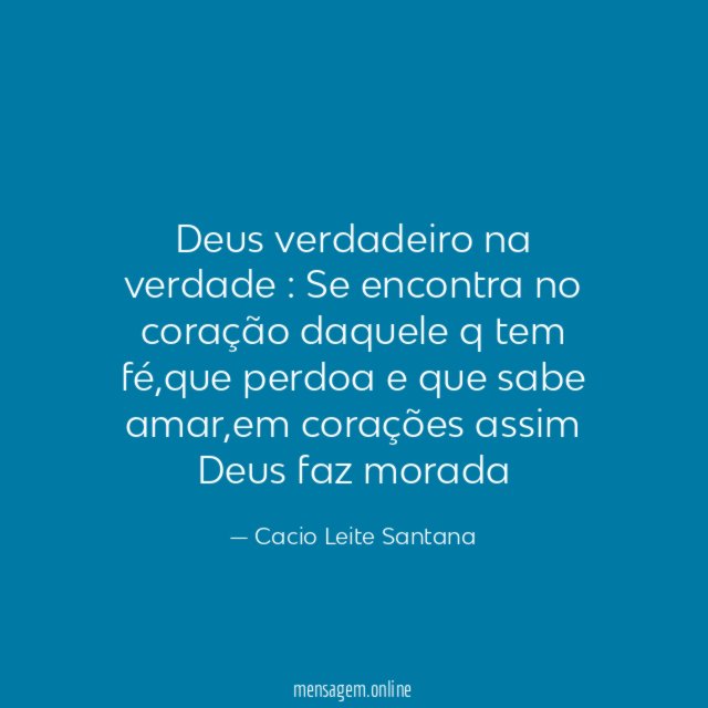 Deus verdadeiro na verdade