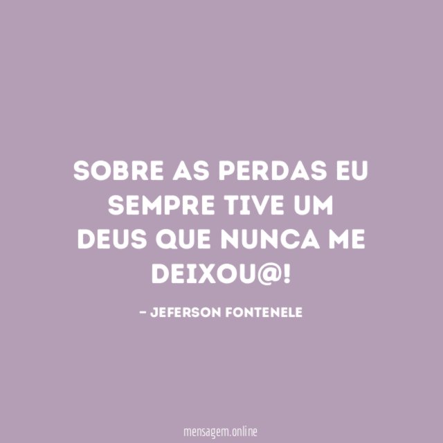 Sobre as perdas