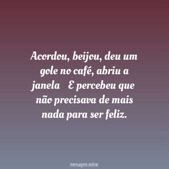 Bom dia