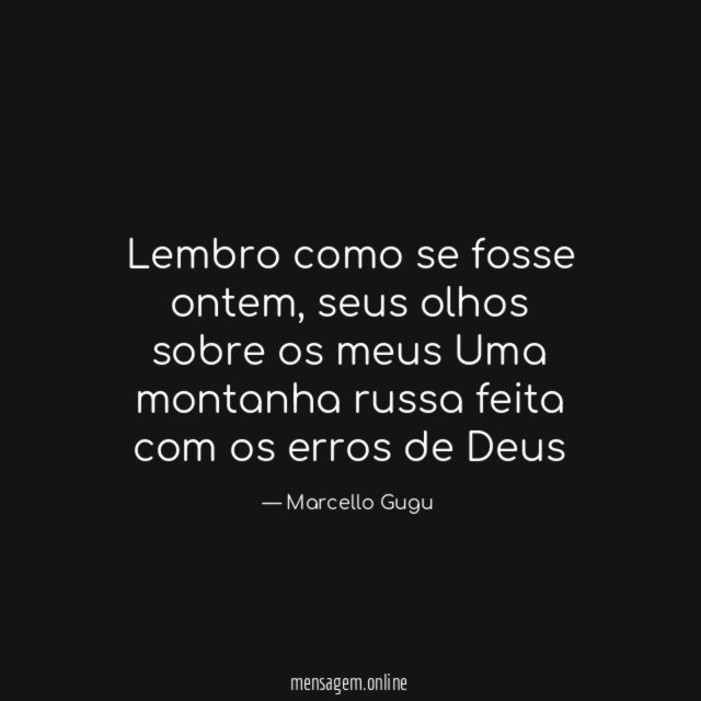 Lembro como se fosse ontem