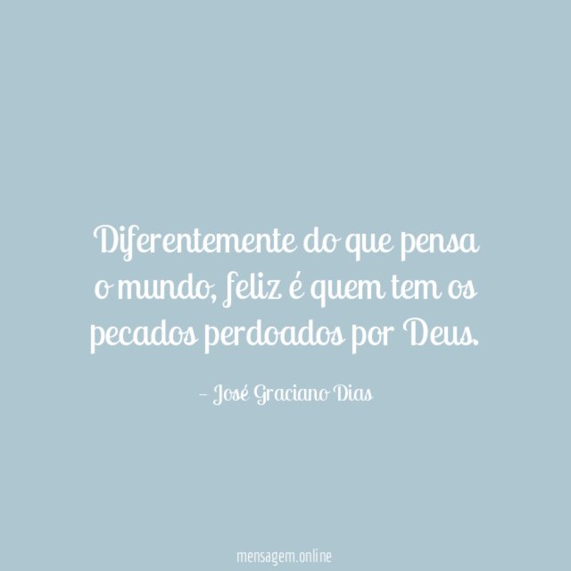 Diferentemente do que pensa o mundo