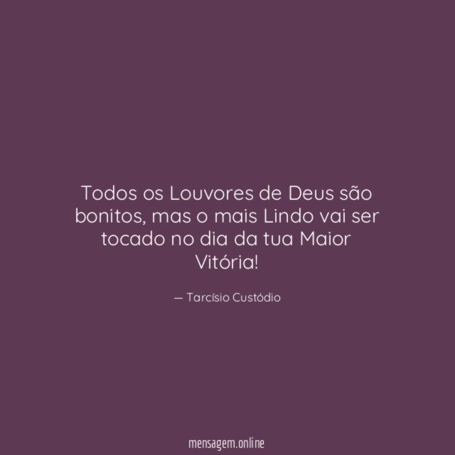 Todos os Louvores de Deus são bonitos