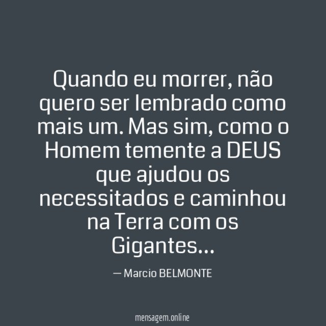 Quando eu morrer