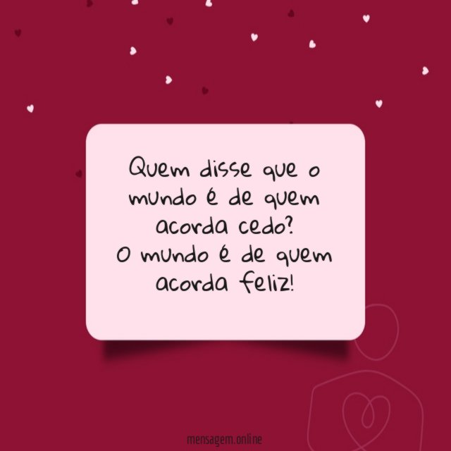 Acordar feliz