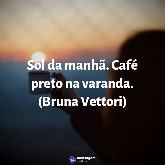 Sol e um bom café