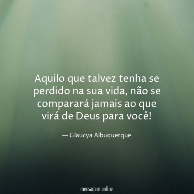 Aquilo que talvez tenha se perdido na sua vida