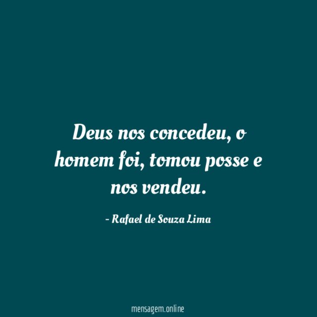 Deus nos concedeu