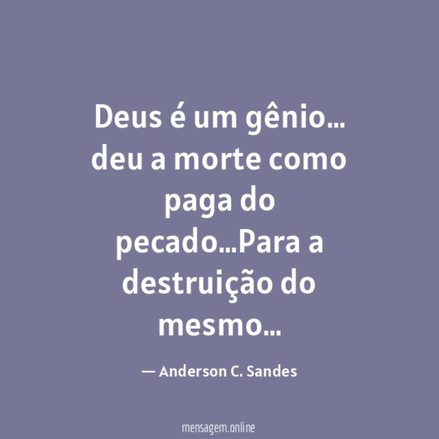 Deus é um gênio