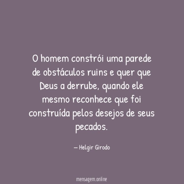 O homem constrói uma parede de obstáculos ruins