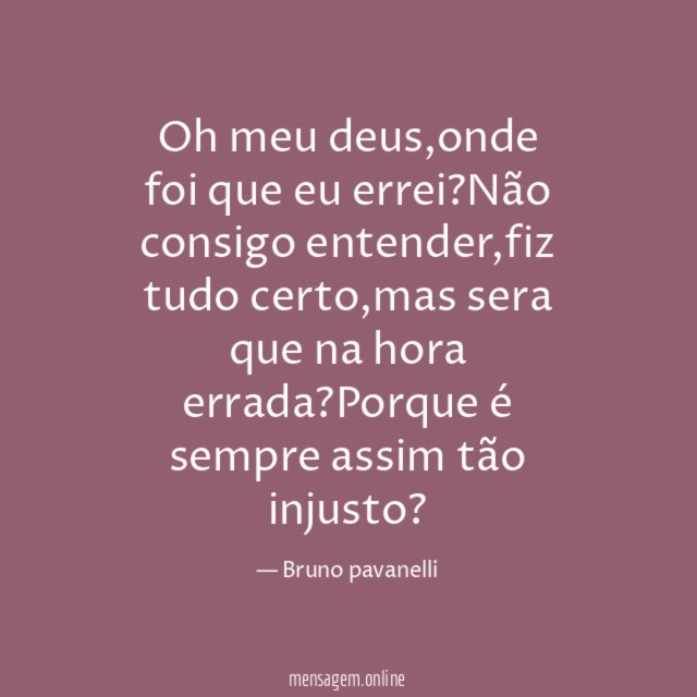 Oh meu deus