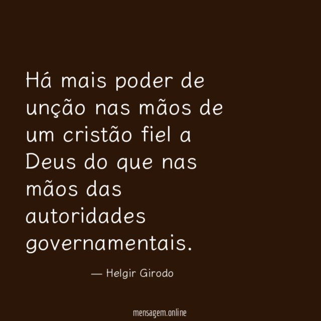Há mais poder de unção nas mãos de