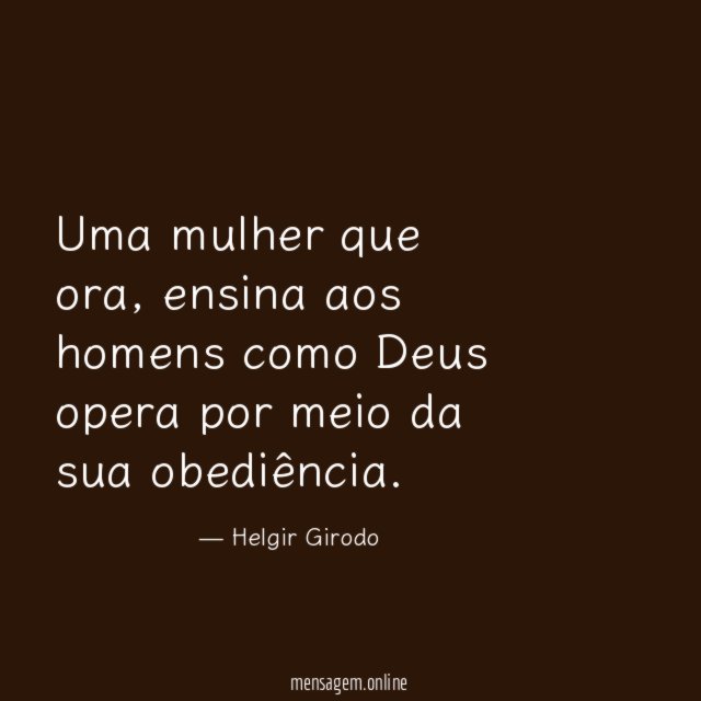 Uma mulher que ora