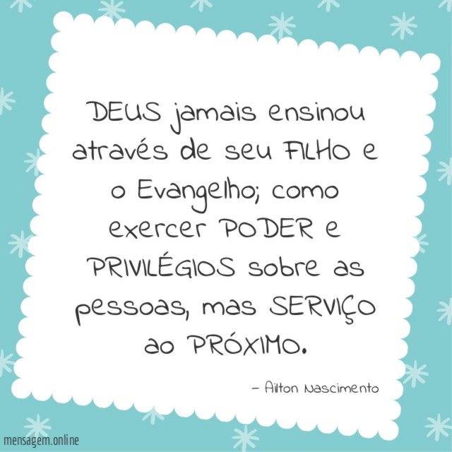 DEUS jamais ensinou através de seu FILHO e o Evangelho