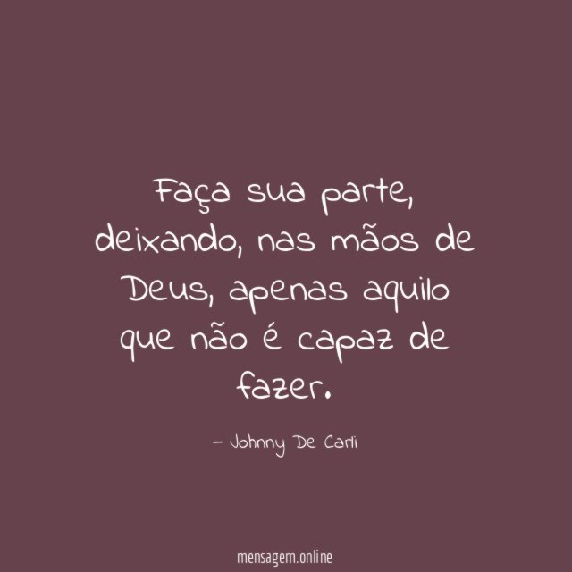 Faça sua parte