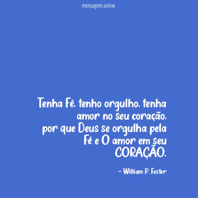 Tenha Fé