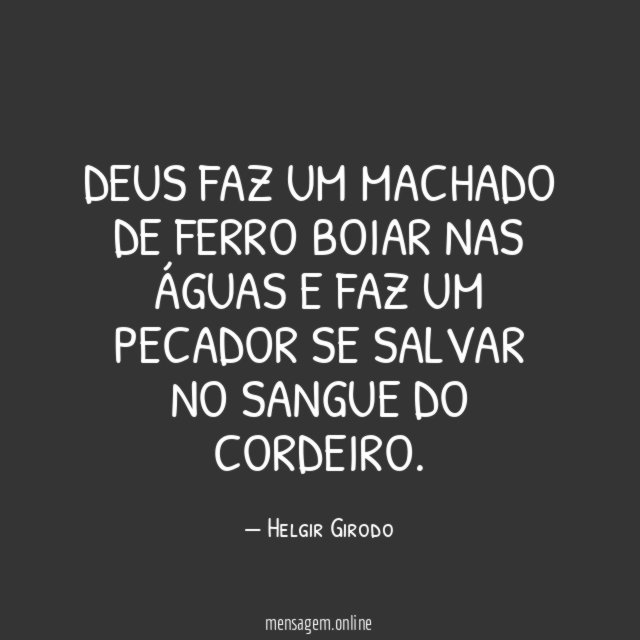 Deus faz um machado de ferro boiar nas