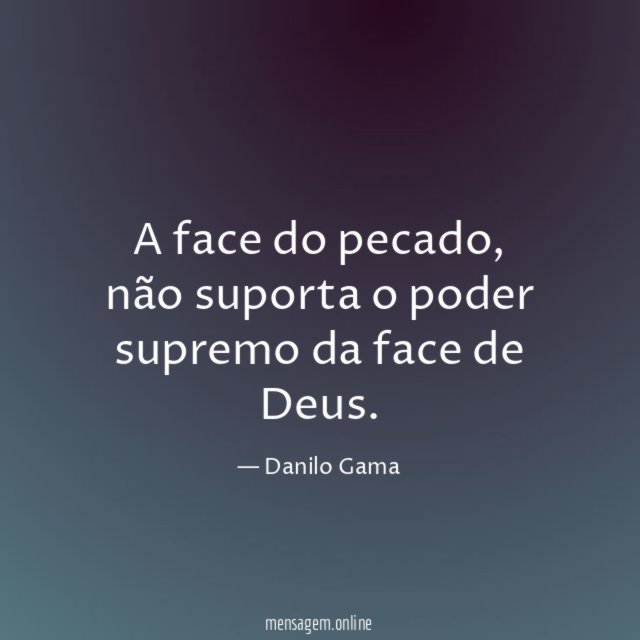 A face do pecado