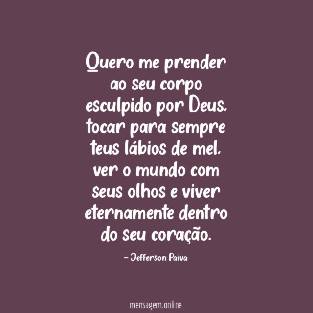 Quero me prender ao seu corpo esculpido por Deus