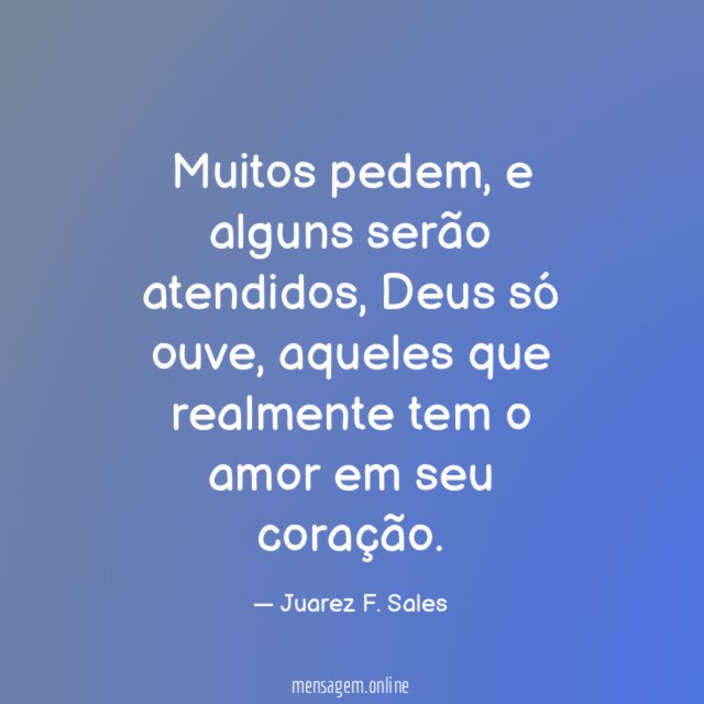 Muitos pedem